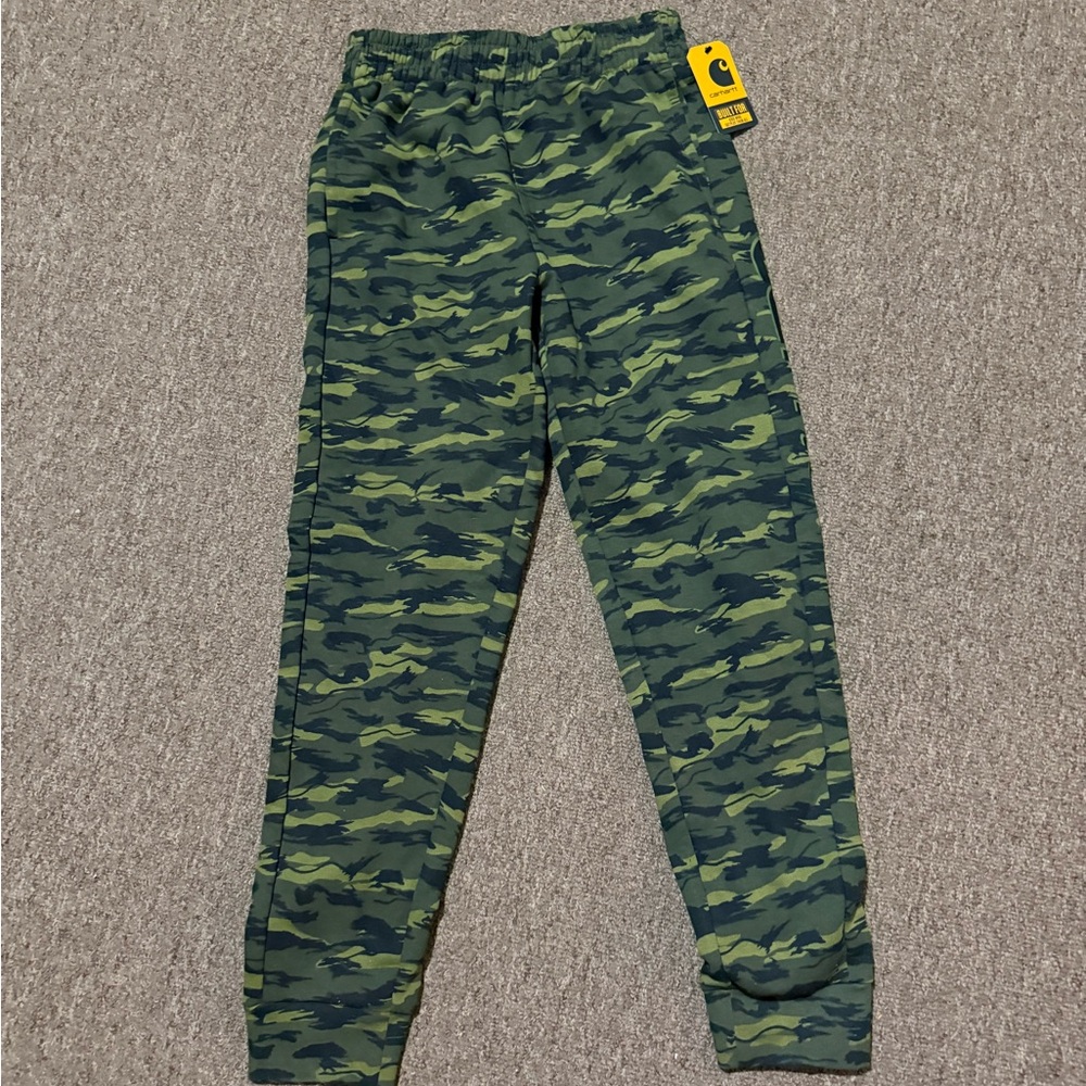 Carhartt Kids Green Camo Joggers